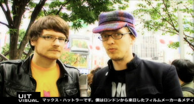 max hattler and robert seidel on UIT visual, MJTV, japan, 2008