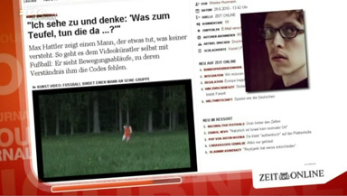 arte journal reporting on max hattler's 'your highness' on zeit online, june 2010